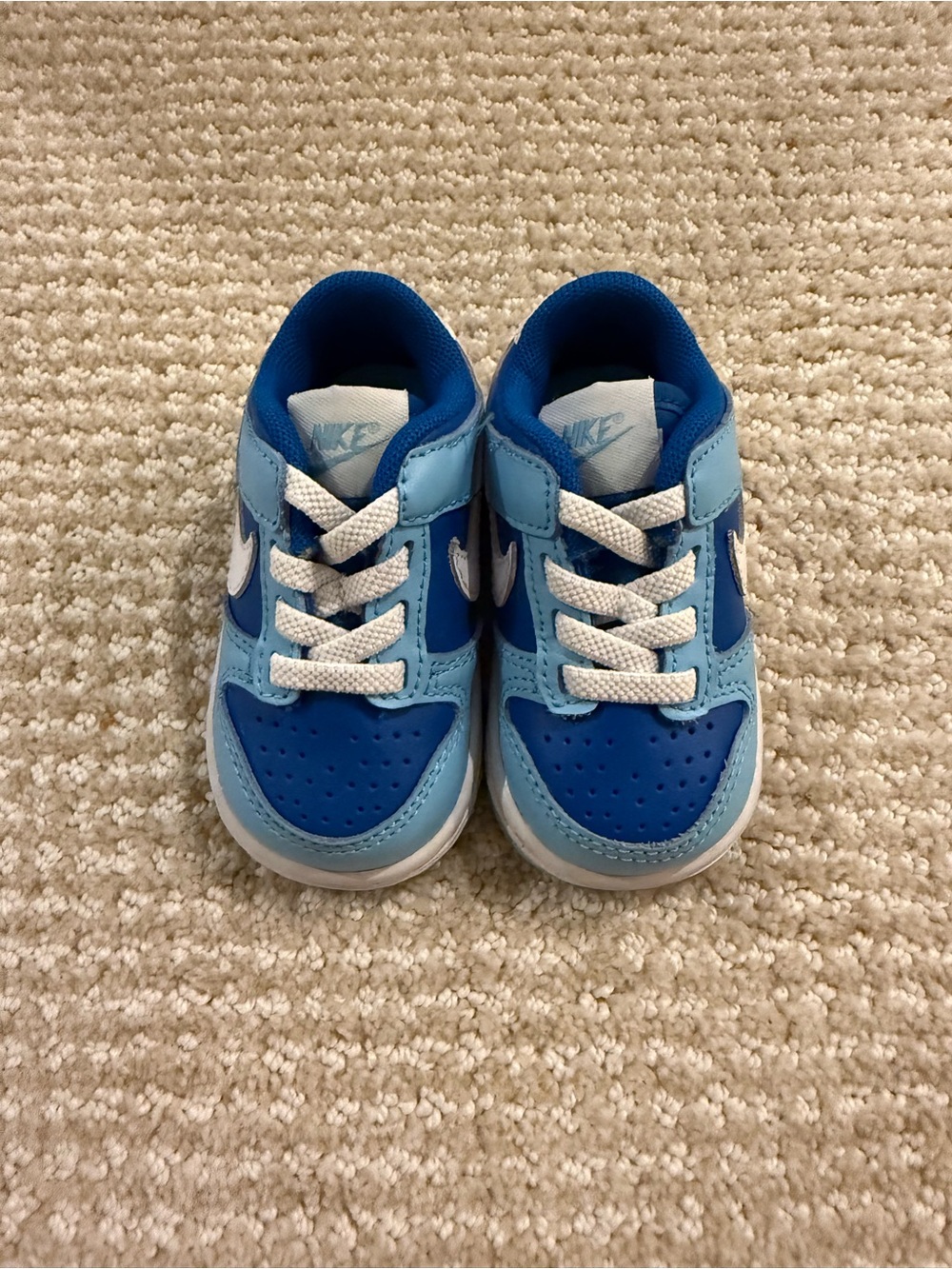 Nike Toddler Blue and Light Blue Low-Top Sneakers 4C